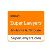 rated by Super Lawyers | Nicholas A. Sarcone